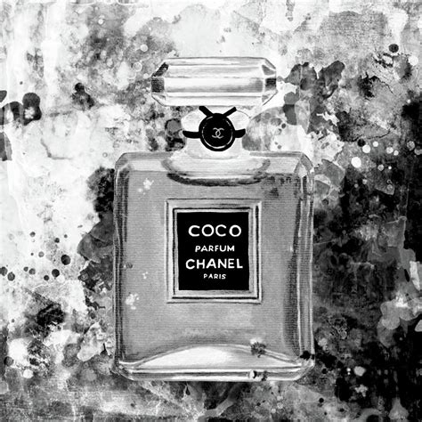 chanel perfume poster|black and white chanel poster.